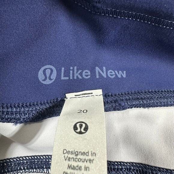 Lululemon Invigorate High-Rise Tight 25" Foil Shapeshifter Blue Multi Sz 20 EUC - Picture 8 of 12